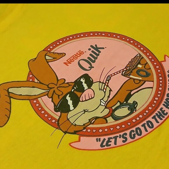 Vintage 80's Nesquik Shirt - Size Large - Picture 1 of 1